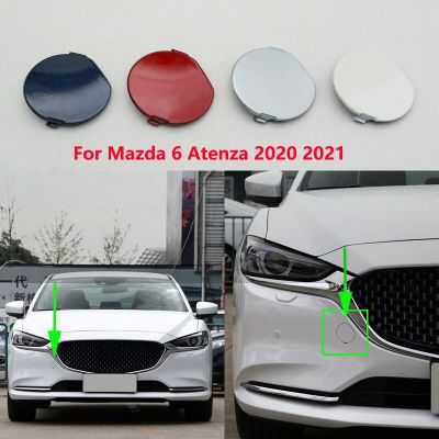 สำหรับ Mazda 6 Atenza 2020 2021กันชนหน้ารถที่ครอบตะขอลาก Hook Hook Eye L Trailer Cap