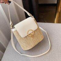 【jw】❣☊  Fashion Shoulder Messenger Womens Designer Luxury Woven 2023 New Beach Female Handbag