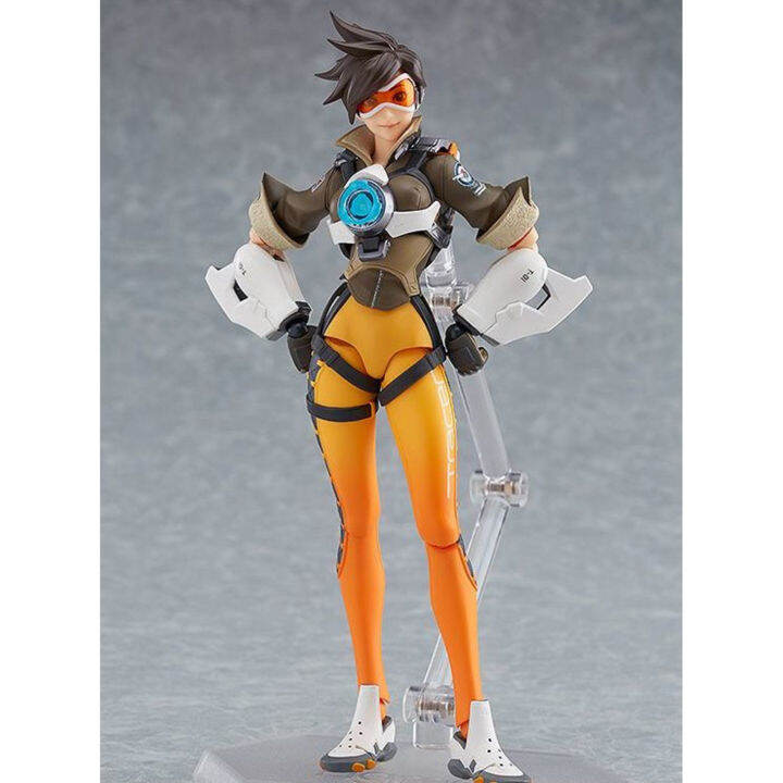 figma-ฟิกม่า-figure-action-overwatch-โอเวอร์วอช-tracer-เทรเซอร์-ver-แอ็คชั่น-ฟิกเกอร์-anime-อนิเมะ-การ์ตูน-มังงะ-ของขวัญ-gift-จากการ์ตูนดังญี่ปุ่น-สามารถขยับได้-doll-ตุ๊กตา-manga-model-โมเดล