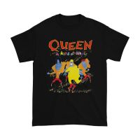 เสื้อยืดคอกลมทุกแบบเสื้อยืด Queen King Of Magic สําหรับผู้ชาย | เสื้อเชิ้ตพิมพ์ลาย Music QueenS-4XL  MZ57