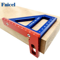 Woodworking Square Aluminum Alloy Protractor Miter Triangle Ruler 4590 Degree Layout Measuring Tool Saw Table Height Gauge