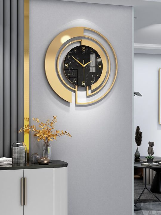 Nordic Luxury Wall Clock Modern Slient Quartz Wall Clock Living Room