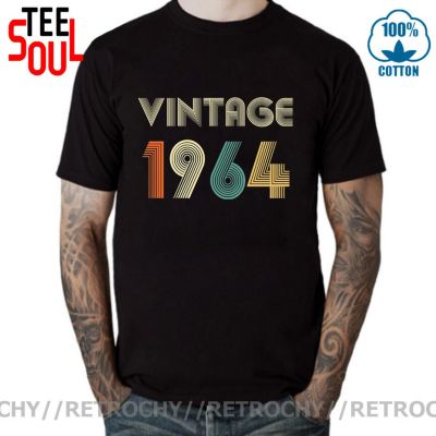 Men T Shirt 57Th Birthday Gift Vintage 1964 T-Shirt Born In 1964 Tshirts Cotton Tee Shirt Men Summer Fashion T-Shirts Oversize 【Size S-4XL-5XL-6XL】