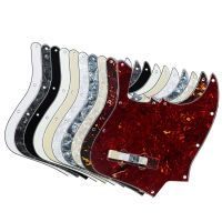 FLEOR JB Bass Guitar Pickguard Scratch Plate Pick Guard 4 สายเบสอะไหล่,12 สี-wangjun1