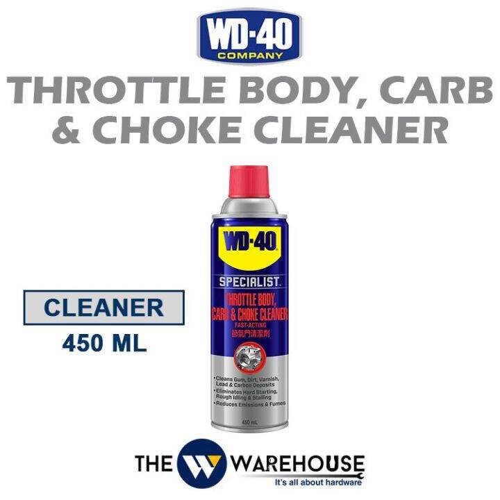 WD40 Specialist Automotive Throttle Body, Carb and Choke Cleaner Lazada