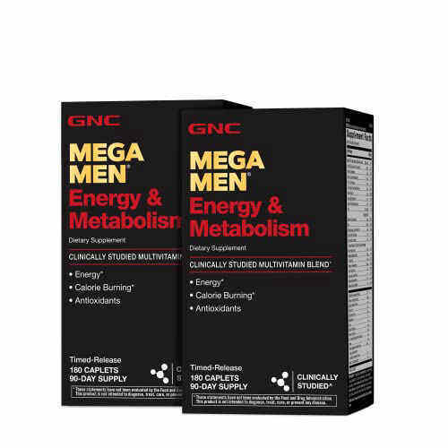 [pre Order] Gnc Mega Men Energy And Metabolism Multivitamin Twin Pack