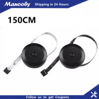 Manooby เทปมิเตอร์ขนาดเล็ก150ซม.,เทปวัดขนาดสายวัดพวงกุญแจไม้บรรทัดอุปกรณ์เย็บผ้าแบบพกพา