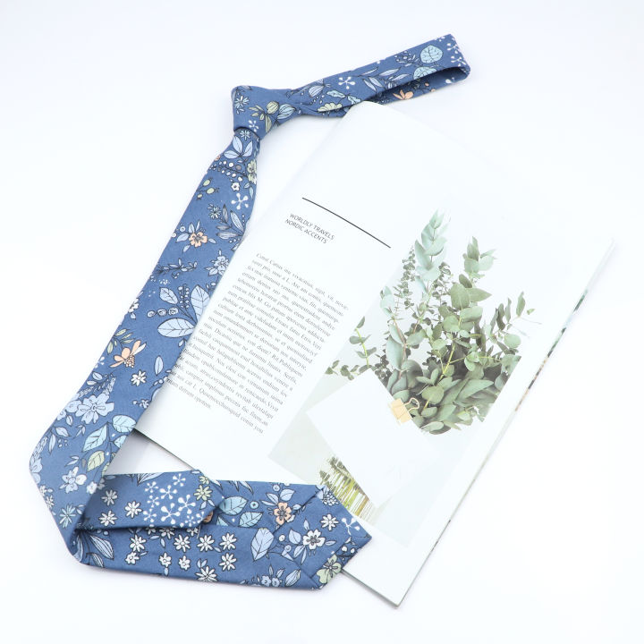 high-quality-cotton-floral-tie-for-men-women-skinny-print-necktie-for-wedding-casual-mans-neckties-classic-suits-flower-cravat