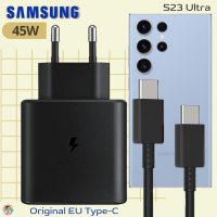 ที่ชาร์จ Samsung 45W (EU) สำหรับ ซัมซุง S23 Ultra และมือถือทุกรุ่น หัวชาร์จ Usb-C สายชาร์จ Type-C (5A) ยาว1ม. และ 2ม. รองรับการชาร์จด่วนแบบพิเศษ Adaptive Fast Charging