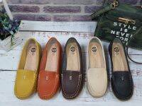 SZ92-637รองเท้าหนังแท้พื้นยางส้นสูง1.5นิ้วพื้นนุ่มไซส์36-41