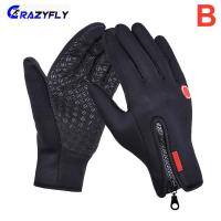 Cycling Sport Thermal TouchScreen Full Finger Gloves Winter Warm Outdoor Skiing Mittens