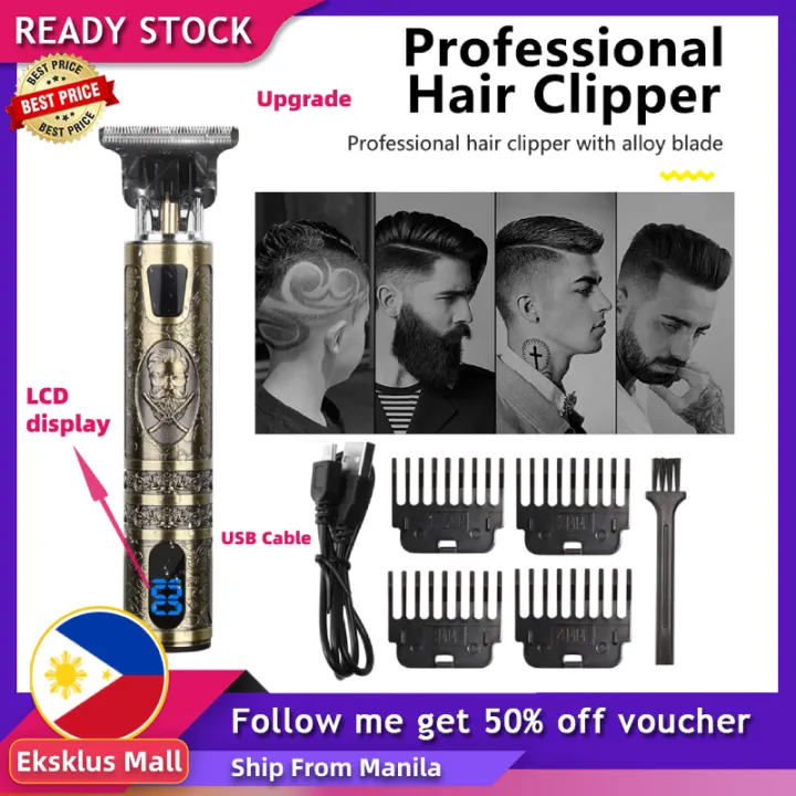 T9 Electric Hair Cutting Machine Hair Clipper Razor for Haircut On Sale USB  Rechargeable Electric Clipper