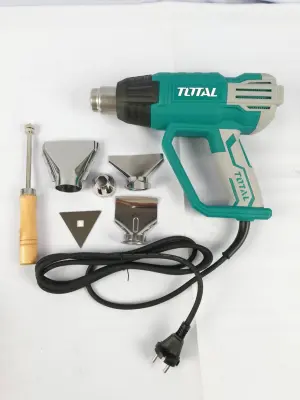 03599 เครื่องเป่าลมร้อน Heat Gun 2000 วัตต์ รุ่น TB2006 พร้อมอุปกรณ์ (ปรับได้ 2 ระดับ) รุ่นงานหนัก ยี่ห้อ ToTal