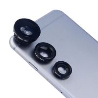 180 Degree Fisheye Lens Mobile Phone Lens Set 0.67X Wide angle Lens 10x Macro Lens Suitable For Universal Mobile Phones