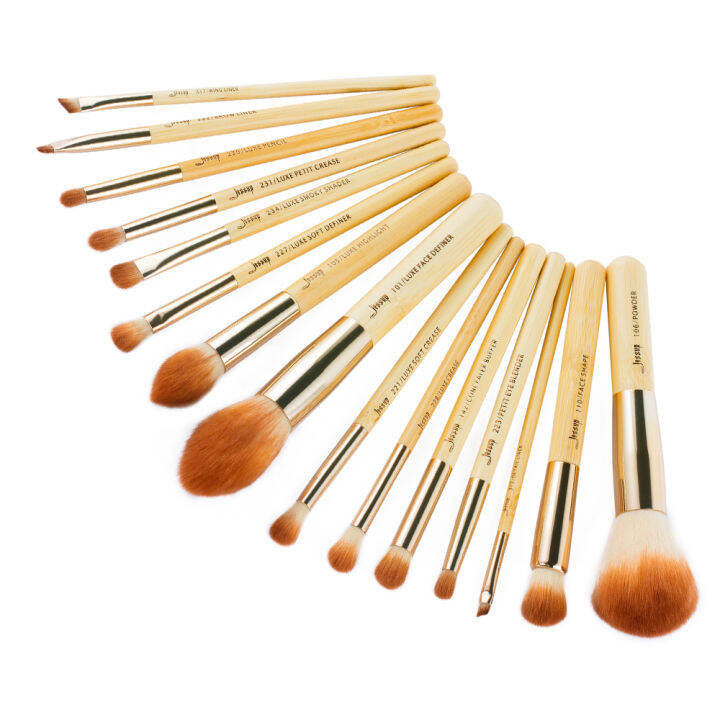 jessup-bamboo-brush-set-142-15pcs-เซ็ตแปรงด้ามไม้ไผ่-15-ชิ้น