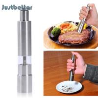 [Justbetter]Stainless steel hand pepper mill with black pepper grinder