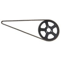 25H 136 Chain + 68T Sprocket 2 Stroke 47CC 49CC for Mini Small Sports Car Pocket Bike Off-Road Motorcycle Spare Parts Accessories