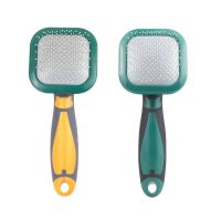 Grooming Self Cleaning Slicker Brush สำหรับสุนัขขนาดกลางขนาดเล็ก Dog Hair Brush Cat Comb Removes Hairs Brush Dog Supplies