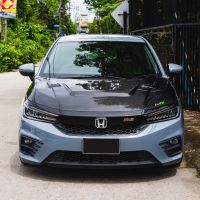 Carbon Plus ฝากระโปรงคาร์บอน ไฟเบอร์ - คาร์บอน เคฟล่า HONDA รุ่น CITY 2020 (ลายสอง)