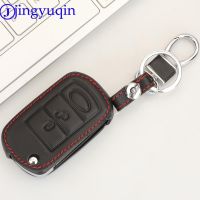 yonggax jingyuqin 3 Buttons Remote Flip Car Key Case Fob Styling Shell Leather Cover For Land Rover Range Rover Sport LR3 Discovery