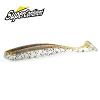 2020 NEW Supercontinent Soft Lures Baits Fishing Lure Leurre Shad Double Color Silicone Bait T Tail