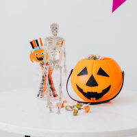 VORCOOL 5pcs Haunted House Skeletons Prop Halloween Small Skeletons โมเดลกระดูกร่างกายมนุษย์