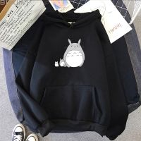 Kawaii Totoro Studio Ghibli Hoodies 2021 New Cute Cartoon Hoody Women Japanese Anime Graphic Sweatshirt Casual Female Streetwear