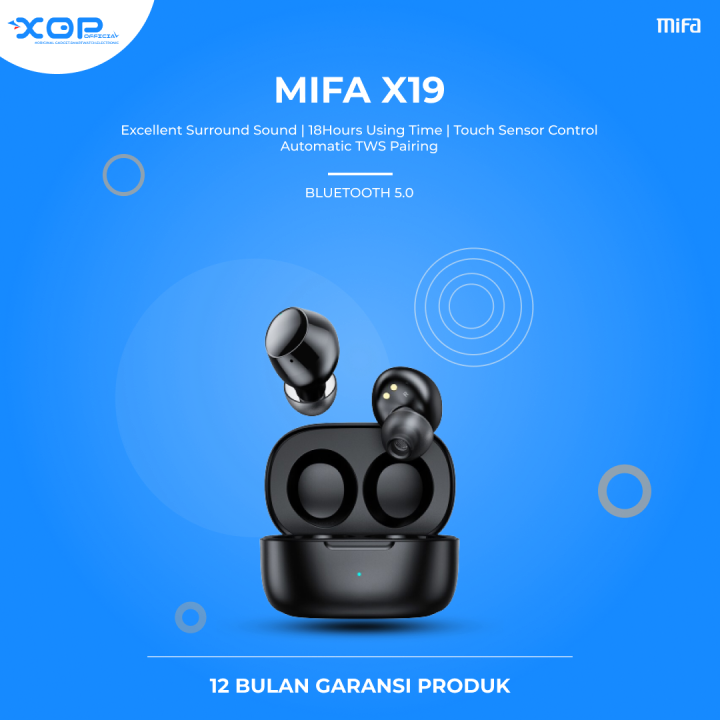 Mifa X19 True Wireless Earphone Bluetooth 5.0 Mini Music Buds