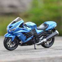 kawasaki ninja ZX-14R (Maisto) 1:18 โมเดลรถ แบบจำลองรถมอเตอร์ไซค์ ของเล่น ของสะสม ของขวัญ (เก็บคูปองส่งฟรี หรือเก็บคูปองใช้ส่วนลดค่าจัดส่งได้ค่ะ)