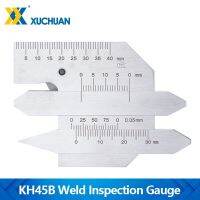 เกจวัดการเชื่อม KH 45B เกจตรวจสอบการเชื่อม Ulnar Ruler Degree Angle Measure เครื่องมือ PipeFeeler Gauge