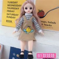 (Popular toys) 30เซนติเมตรตุ๊กตา BJD 23ข้อต่อ3D ตาจริงใหม่1/6ร่างกายแต่งตัวเจ้าหญิงสาวของเล่นเด็กของขวัญวันเกิดเล่นบ้านแฟชั่น