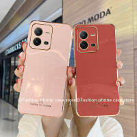 Soft Case เคส VIVO V25 5G V25e Y35 2022 4G การออกแบบใหม่ปลอกชุบ Candy สี Anti-Fall ซิลิโคนฝาครอบโทรศัพท์