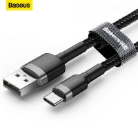 Baseus สายเคเบิล USB C ชนิด C สายชาร์จสำหรับ Xiaomi 11T Pro S21 Samsung USB C สายลวดโทรศัพท์สาย3A QC3.0ที่ชาร์จ USB Type C