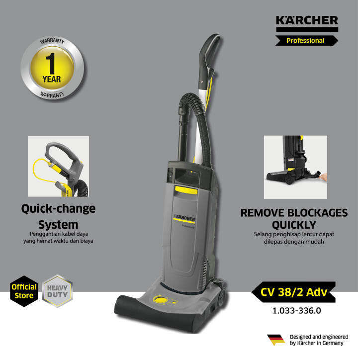 Karcher CV 38/2 Adv *EU 850 Watt Carpet Vacuum Cleaner Lazada Indonesia