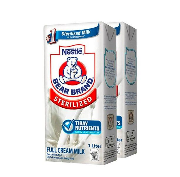 BEAR BRAND Sterilized Full Cream UHT Milk 1L - Pack of 2 | Lazada PH