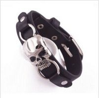 【✱2023 HOT✱】 x15d7e Retro Skull สร้อยข้อมือหนังเครื่องประดับสร้อยข้อมือหนังสายรัดข้อมือสร้อยข้อมือผู้หญิงที่ดีที่สุด