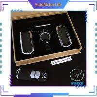 เคสกรอบอายุการใช้งานรถยนต์สำหรับ Kunci Remote Mobil Mazda 2 3 /Cx 3 5 Smart 2 Keys