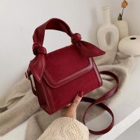 LASGO Winter bridal wedding bag new trendy high-end hand-held shoulder bag retro Messenger bag all-match ins 【QYUE】