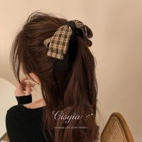 【cw】 New Bow Banana Clip Hair Pins Barrette Accessories Fashion Color Claw