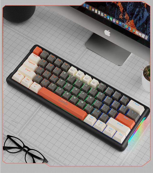 blue-switch-mechanical-keyboard-61-คีย์-แป้นพิมพ์-แป้นพิมพ์เกม-เรืองแสง-gaming-keyboard-คีย์บอร์ดไทย-คีบอร์ดบลูสวิต-แมคคานิคอล-คีบอร์ดเกมมิ่ง-คีย์บอร์ดเกมเรืองแสงไฟรุ้ง6สี-คีบอร์ดคอม-คีบอดเกมมิ่ง-แป้น