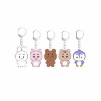 【YF】۞✘  YeonJun SooBin Cartoon Pendant Keychain Bookbag Chain Rabbits Keyring BeomGyu TaeHyun Fans Gifts