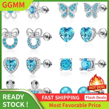 Sterling Silver Rings Earrings For Kids Daily Wear - Silver Palace-bdsngoinhaviet.com.vn