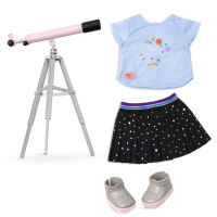 Our Generation Deluxe Outfit - ASTRONOMY OUTFIT ชุดเสื้อผ้าดูดาว พร้อมอุปกรณ์สำหรับตุ๊กตา