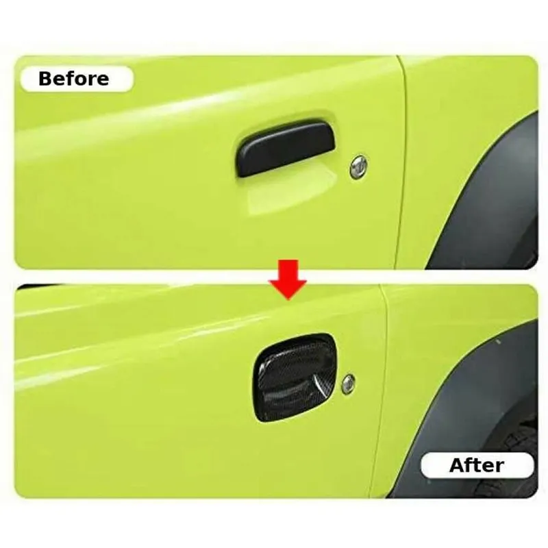 Door Handle Shell Outer Door Handle Decoration Cover ABS Carbon