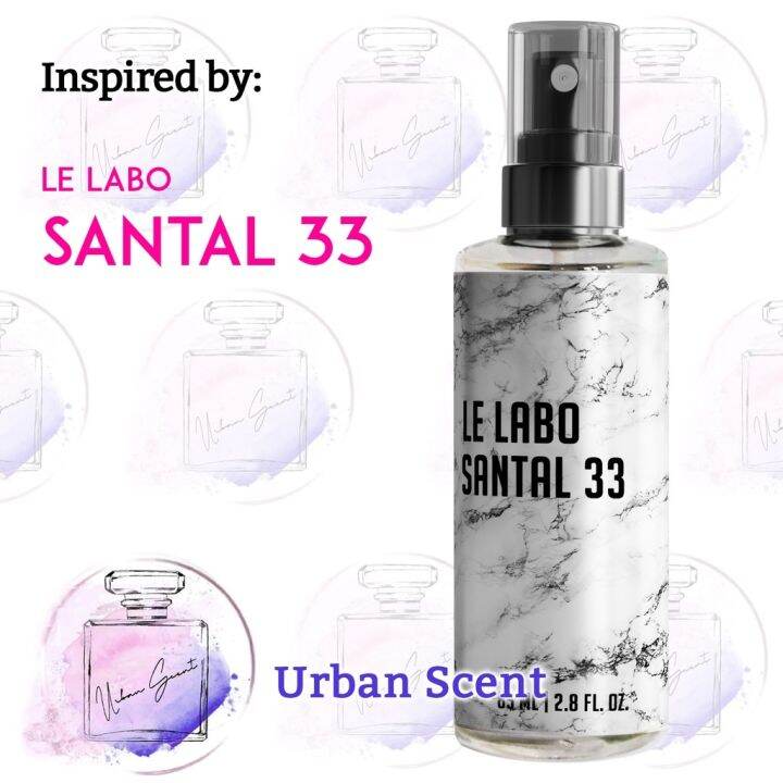 URBAN SCENT Santal 33 Inspired Oil Based Perfume 85ML Lazada PH
