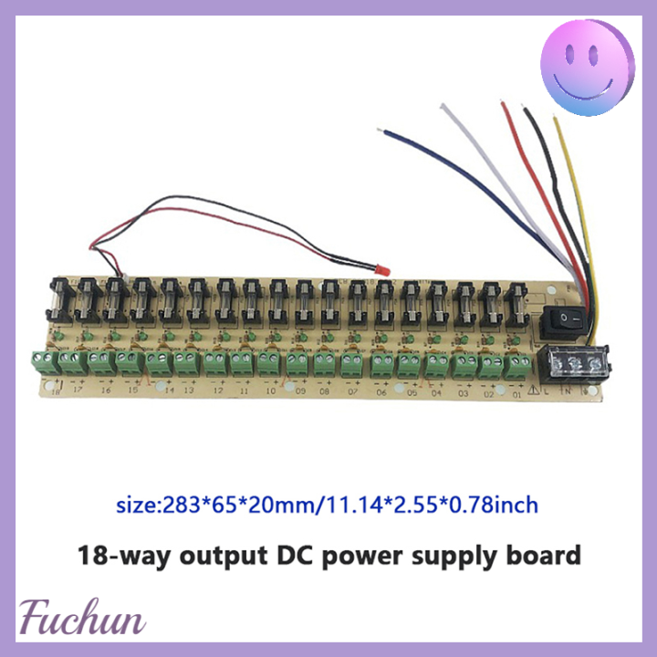 fuchun-แผงวงจรจ่ายไฟ-dc-คุณภาพสูงขั้วต่อบอร์ด-pcb-9-18ทิศทางสำหรับสวิทชิ่งเพาเวอร์ซัพพลายสายไฟฟ้าในปัจจุบัน