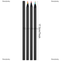 Star ชุดดินสอสีหลากสีแบบไล่ระดับสี7สี4ชิ้นชุดดินสอสีสุดสร้างสรรค์เครื่องเขียนน่ารักสำหรับศิลปะ