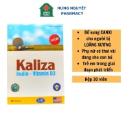 KALIZA viên uống bổ sung Canxi D3 Hộp 30 viên