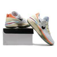 NICE G-T-Cut 2 Fashion Basketball Shoes Comfortable Sports Shoes White Orange Green.