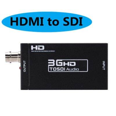 MSAXXZA Converter 3G HDMI เป็นตัวแปลงสัญญาณ SDI หัวแปลง HDMI ไปยัง SDI เสียงในตัวติดตั้งอย่างรวดเร็วสำหรับ Hdtv/projector/จอมอนิเตอร์